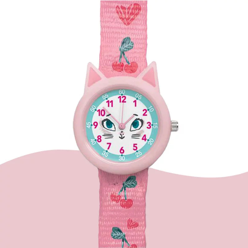 Montre Djeco ticlock chat