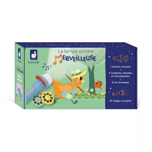Janod - Lampe Sonore Merveilleuse - Histoires d'Animaux