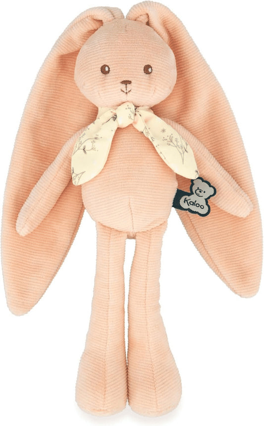 Lapinoo - Pantin Lapin Pêche - Petite Peluche Bébé en Velours Côtelé