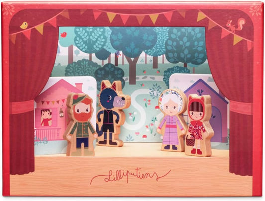 Théâtre de marionnettes magnétique Chaperon rouge - Lilliputiens